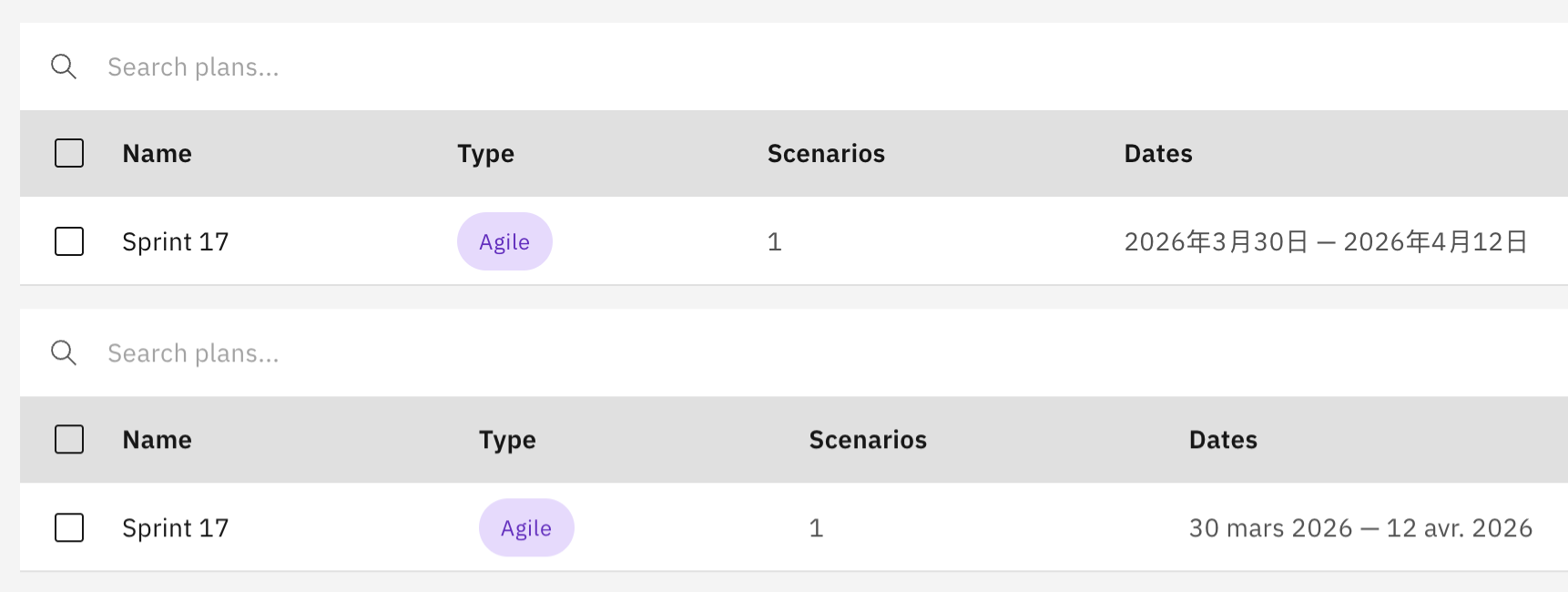 Locale -specific date formats