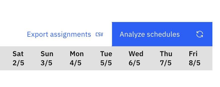 People analysis export