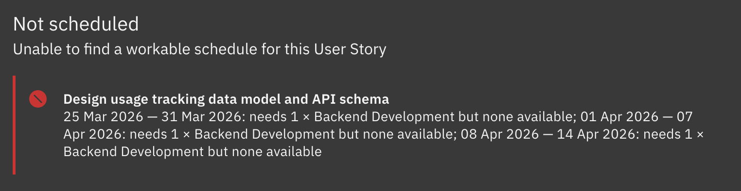 Scheduler issue